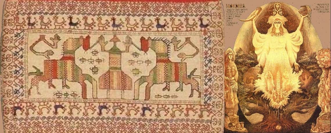*** Мокош / Макош - женская Богиня браков и деторождения, счастья, урожая, женских ремёсел Mokosh ***