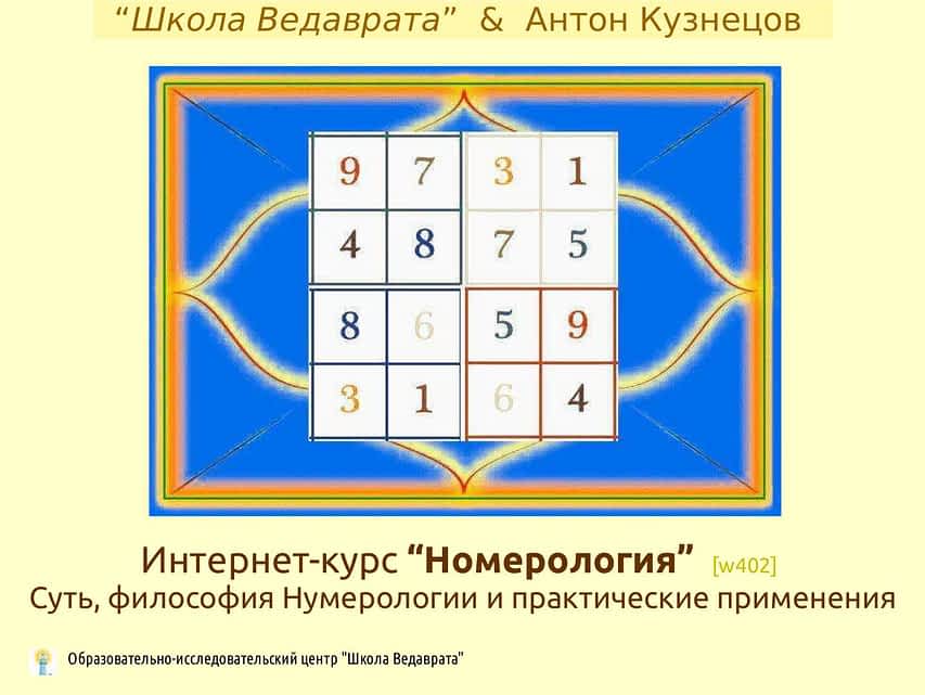 *** интернет-семинар видео-курс вебинары Ведическая Нумерология — Школа Ведаврата ***